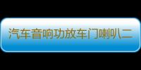 汽车音响功放车门喇叭二路两声道发烧功放车载低音炮2路放大器